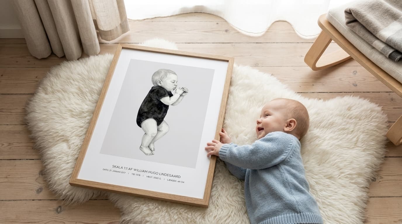 1:1 fødselsplakat